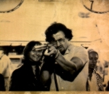 Martina and Ralph. 1972. The Canstatter Vasen in Stuttgart Germany. My girlfriend and later wife.