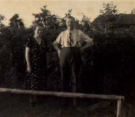 1933. Ralph´s grandma and grandpa in Öhringen Germany. 